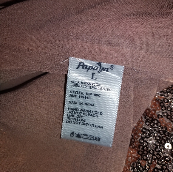 Papaya sequins - Picture 7 of 7